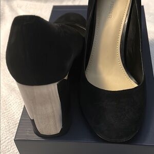 Marc Jacobs Black Block Heel Pumps